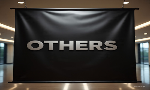 a banner for others clearly writ